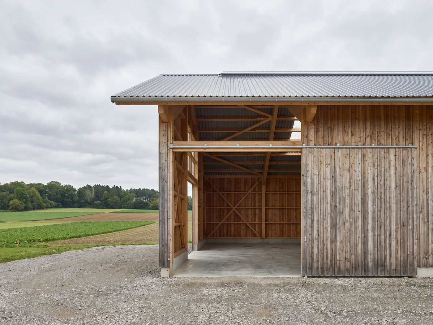 Halle in Holzbauweise