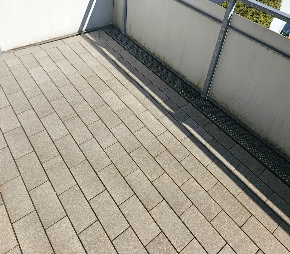 Terrassenpflaster nachher