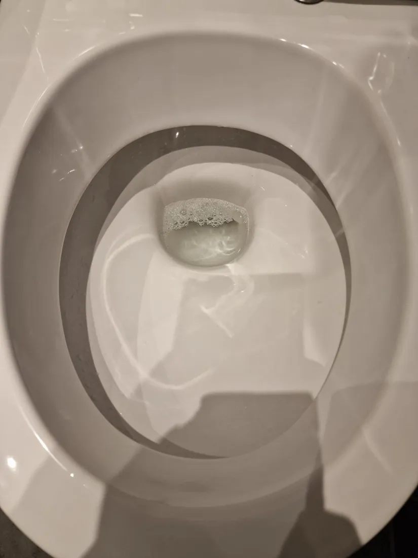 WC-Becken nachher