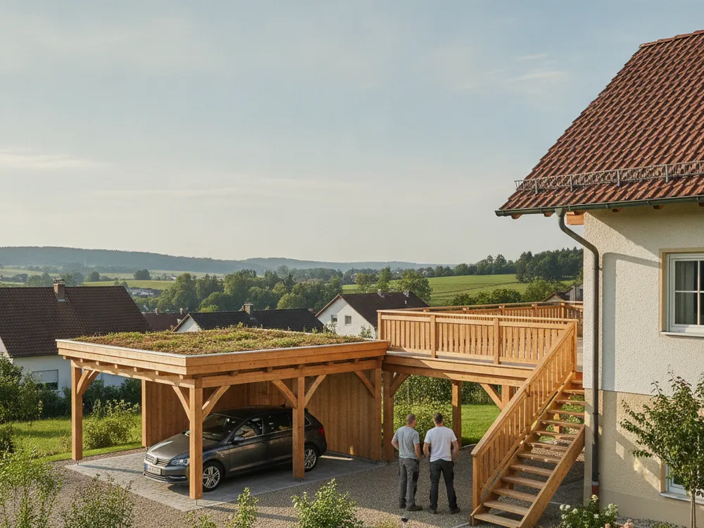 Abdichtung einer Dachterrasse