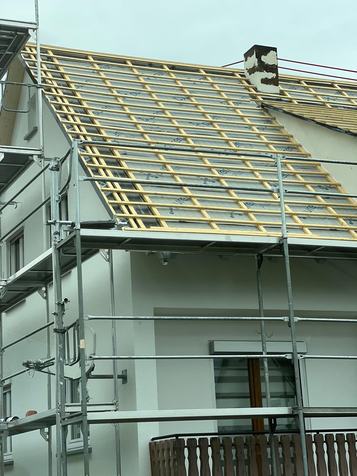 Wohnhaus zum Decken bereit